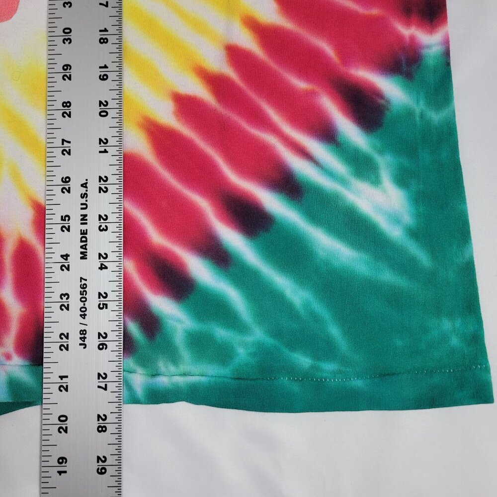 VTG 1992 Grateful Dead Lithuania Barcelona Basketball Tie-Dye Men's T-Shirt XL - Picture 6 of 11